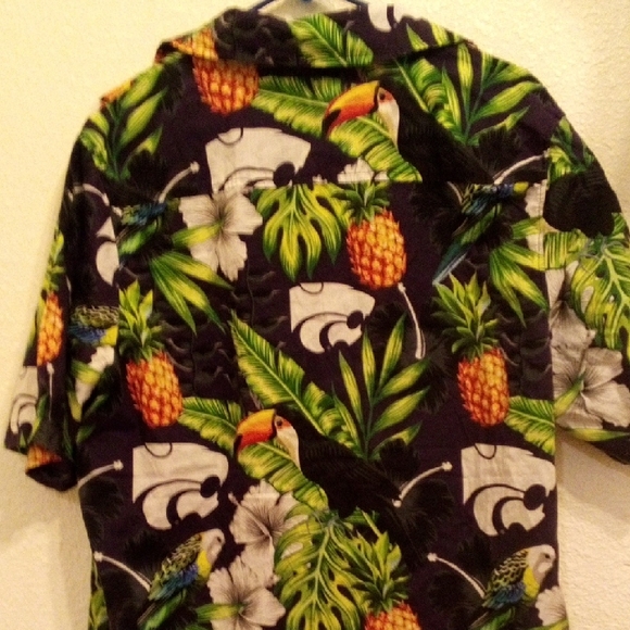 Tropical Print Men's Shirt - Picture 4 of 5
